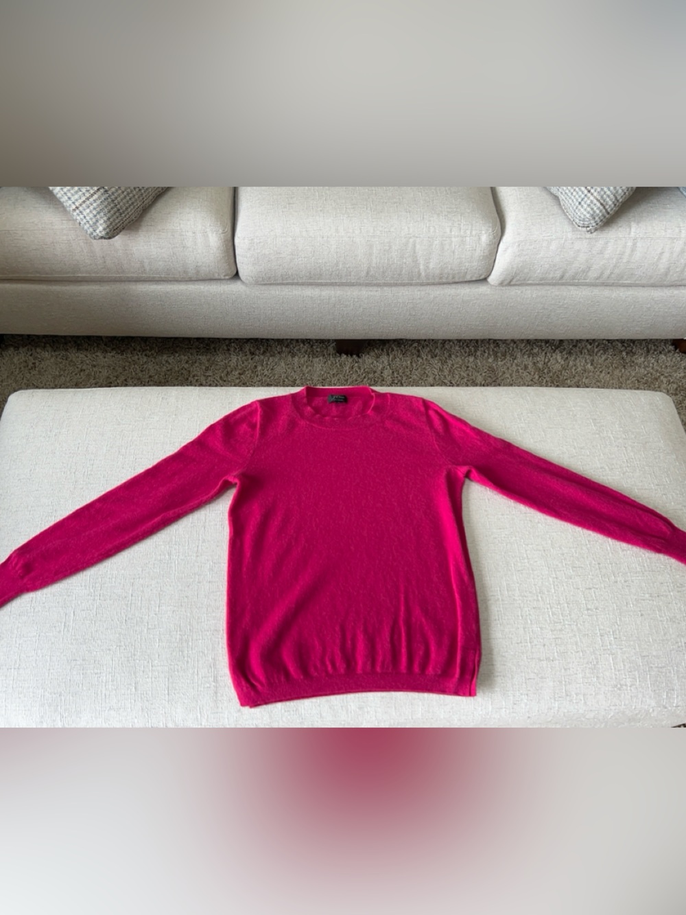 2 J Crew Cashmere Crewneck Sweaters - Picture 7 of 12